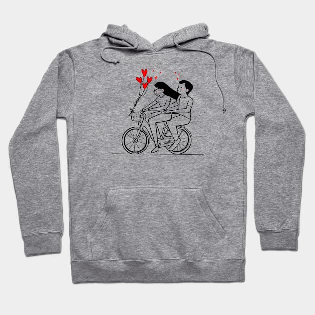 Bike lovers Hoodie by dtmdraw